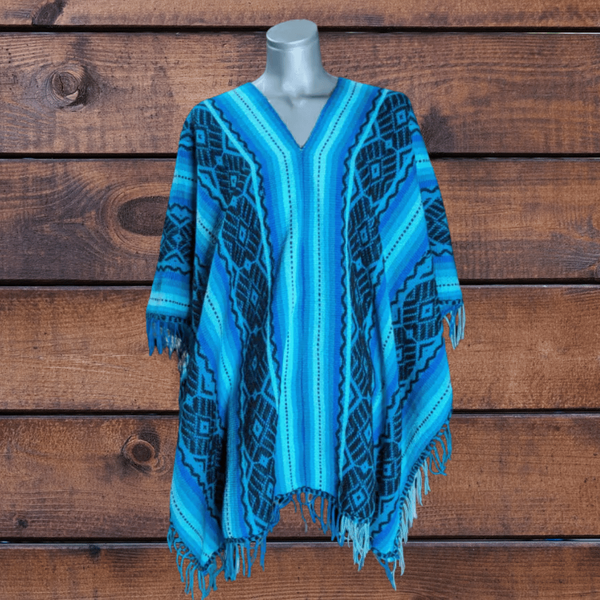 Peruvian Cotton Poncho
